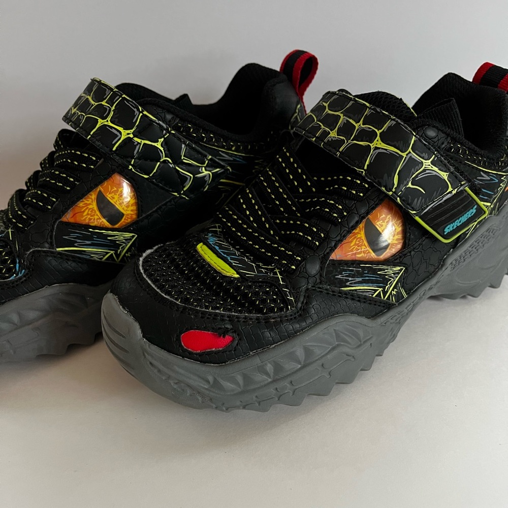Sketchers Sketch-O-Saurus Boys T-Rex Dinosaur Sneakers - Picture 6 of 8